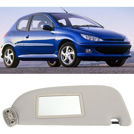 Pare-soleil avec miroir de maquillage, compatible avec PEUGEOT 206 1998-2021 (OE : 8143HE). (1/5)