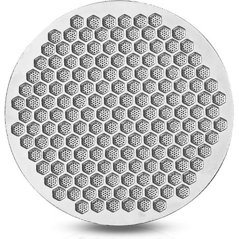 Espresso-Filterkorb-Extraktion – unteres Duschsieb – Espresso-Metall-Kontaktsieb, 0,028 Zoll dick – Edelstahl 304 – 53 mm Durchmesser (1/5)