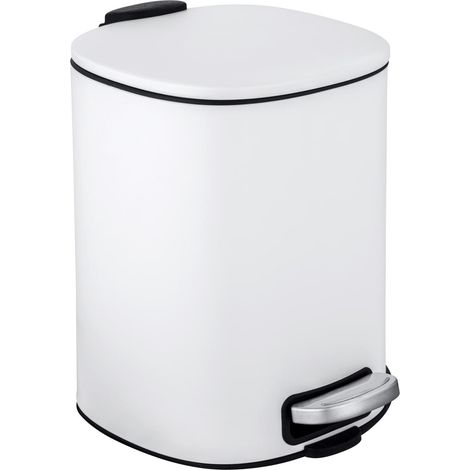 Cubo de pedal Easy-Close Alassio 5 lts Negro (1/4)