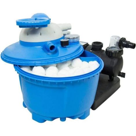 Boules Filtrantes Piscine - Polyéthylène Recyclable - Diamètre 45 Mm - Remplacement Sable Filtre 25 Kg - 200 G (1/4)