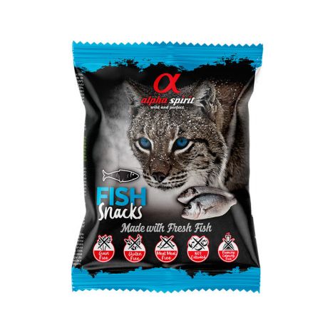 Snack alfa spiriti di pesce per gatto - 24 borse x 50 g