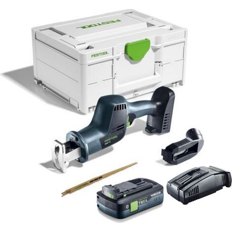 FESTOOL Akku-Säbelsäge ERSC 18 EB-Basic + Akkupack BP 18 TBX 4 C-ASI + SCA 16 - 578691C (1/4)