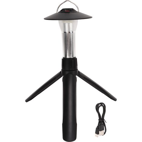 Lampe torche LED de camping portable avec abat-jour et support triangulaire, lampe de poche pour extérieur. (1/5)