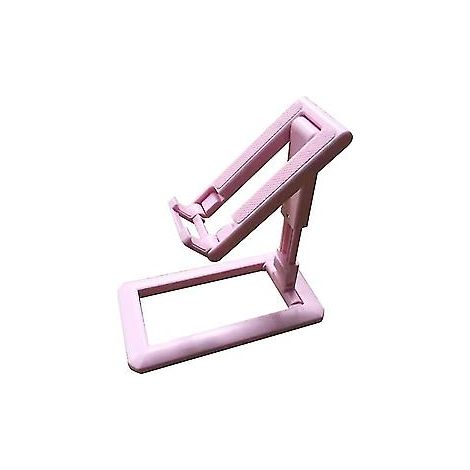 Support de bureau pliable pour tablette, téléphone portable et iPad, iPhone, Samsung (rose) (1/5)