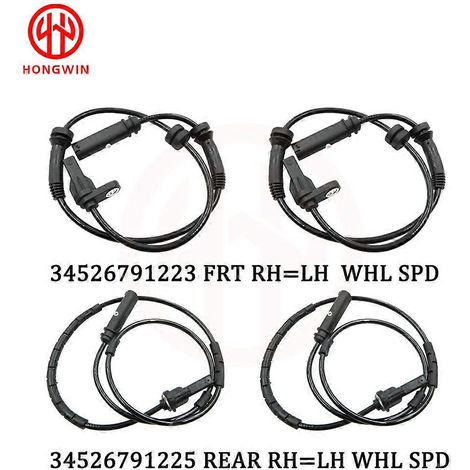 Capteur ABS de vitesse de roue avant/arrière gauche/droite 34526791223 34526791225 Pour BMW Série 1 2 3 4 F20 F22 F34 F36 Haute qualité (ENSEMBLE) (1/5)