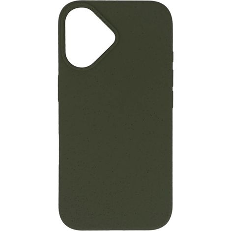 Custodia MagSafe in crusca di grano multicolore per iPhone 16 - Verde scuro