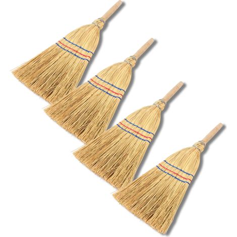 4x Novatool Besen  Reisstrohbesen