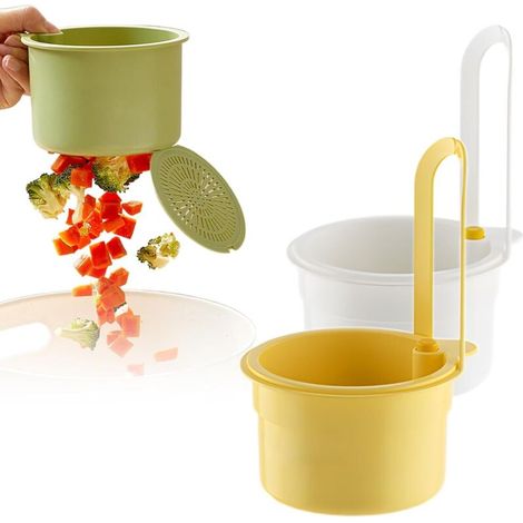 Sink strainer, multifunctional sink strainer, hanging tap strainer basket, sink basket for laundry storage (white + green)