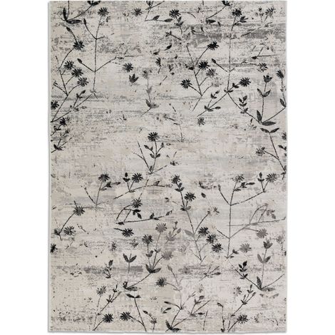 ASTRA Tapis « Antea » Tapis 160x230cm, fleurs noir (1/5)