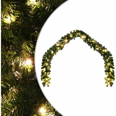 242425 Christmas Garland with LED Lights 20 m vidaXL