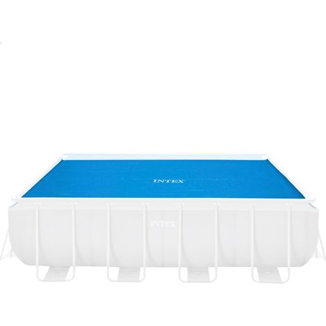 1 Bâche à bulles 3,78m x 1,86m pour piscine rectangulaire 4m x 2m, couverture thermique