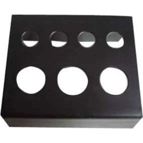 Support professionnel à 7 trous en acier inoxydable pour godet à encre de tatouage, porte-pigments (1/5)