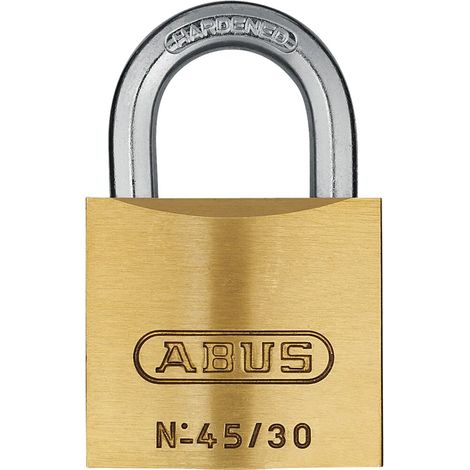 Cadenas ABUS 45/30, couleur laiton, 3 pièces (1 jeu) (1/4)
