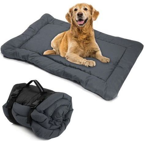 SABIR Faltbare Hundematte 90x60 cm Wasserdicht und rutschfest Tragbares Design für Reisen Geeignet für Hunde und Katzen (1/5)