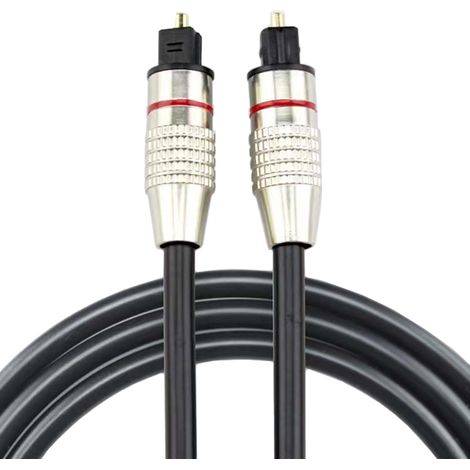 Cavo ottico 200 cm Cavo audio Toslink 5 mm solido SPDIF digitale 2 metri (1/5)