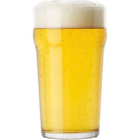 BelleRise - Lot de 4 verres à bière non profilés / Verres à bière - 57 cl - 1 pinte (1/4)