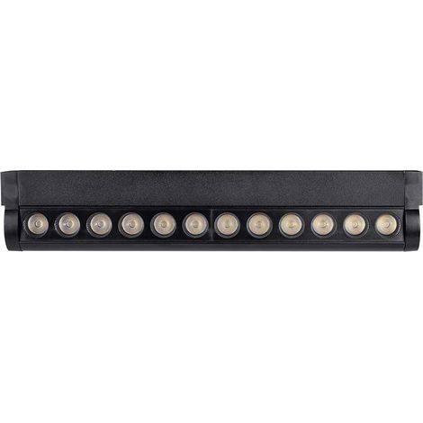 V-TAC 12W verstellbare magnetische LED-Schienenleuchte, Schwarz, Kaltweiß, IP20 (1/5)