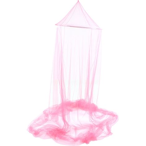 Moustiquaire d'été pour lit - Voile polyester respirant - Ciel de lit suspendu rose pour bébé et adulte - Protection anti-moustiques chambre (1/5)
