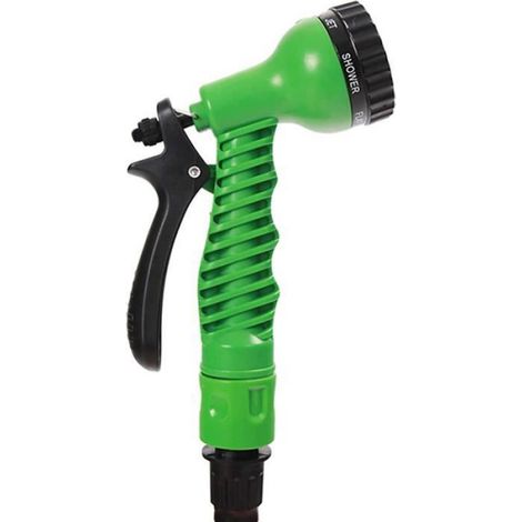 1 tuyau télescopique vert de 22,5 m pour lavage de voiture, haute pression, tuyau d'arro souple.[872] (1/3)