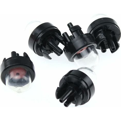Lot de 5 ampoules d'amorçage pour carburateurs McCulloch Ryobi Homelite Echo Poulan Zama (1/4)