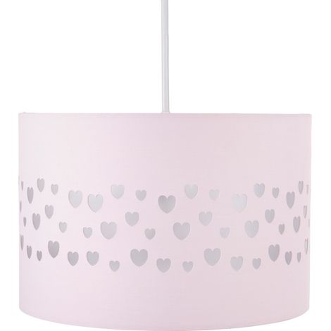 Litecraft Glow Light Shade 30cm Easy Fit Hearts Lampshade - Pink (1/5)