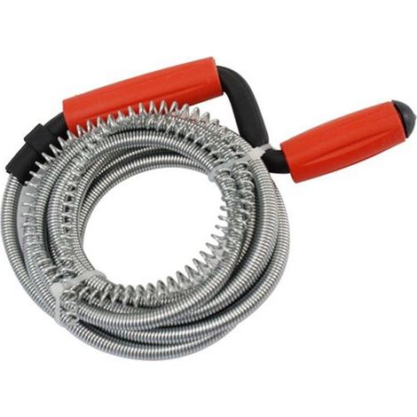 TRADE SHOP - Sturalavandino Molla Sturatubi Scarichi Spirale Per Disintasare Tubi 3 Mt 59947 -