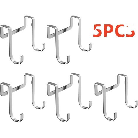 S-förmiger Haken, Edelstahlmaterial, vielseitiges Design, 5PCS (1/2)