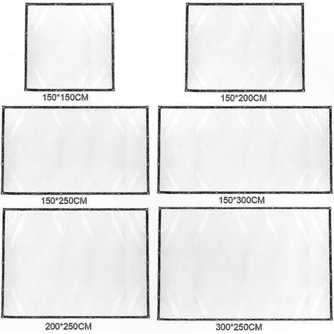 Bâche Polyane Renforcée 3x2,5m Imperméable Toile de Camping Protection UV Résistante (1/3)