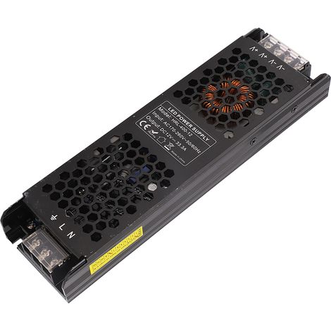Alimentation à découpage à tension constante 400 W pour ruban LED long, transformateur adaptateur AC170‑260 V DC12 V (1/5)