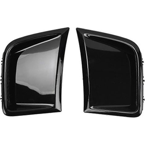Cache de sortie d'air de capot moteur noir brillant pour Honda Wagon 10e génération (2008-2014) et garniture de prise d'air de pare-chocs avant (1/5)