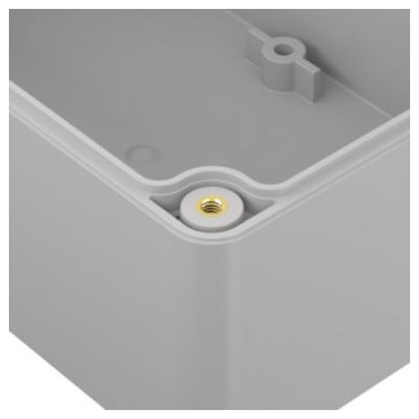 Boîtier en Polycarbonate, 120 x 80 x 60.2mm, Gris clair IP65 ( Prix pour 1 ) (1/5)