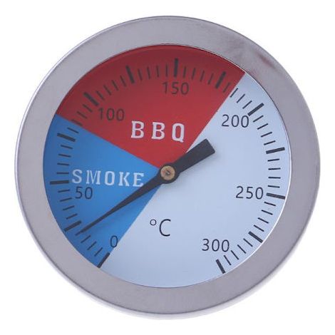 Filiyano-Thermomètre à fumée pour barbecue au charbon de bois, thermomètre de barbecue avec indicateur de température, 52 mm (1/3)
