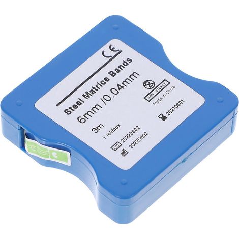 rouleau de matrices dentaires en acier inoxydable, bandes de polissage, équipement dentaire, outils dentaires