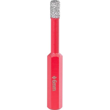 Lochsäge Strend Pro Premium DCB12, 6 mm, HEX-Schaft, Lochsäge, Diamant, professional