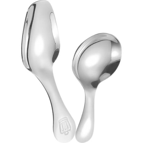 IMIKEYA Cuillère à Pudding Ménagère en Acier Inoxydable 304 (1/5)