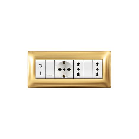 PLACCA LIFE Q LIVING PLAST ORO          7P- 1,0 pz