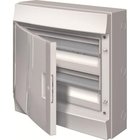 Tableau mural Abb 12 modules IP65 Porte transparente 1 rangée H65P12X120750