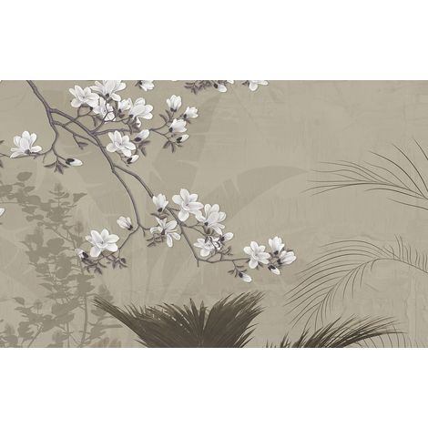 Papier peint panoramique - Fleurs - 130 cm x 81 cm (1/2)