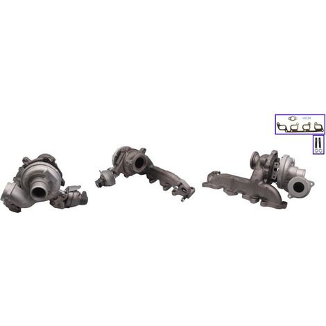 Turbocompresseur, suralimentation TMI PA8039552 VW 03L253014A 03L253014AX
