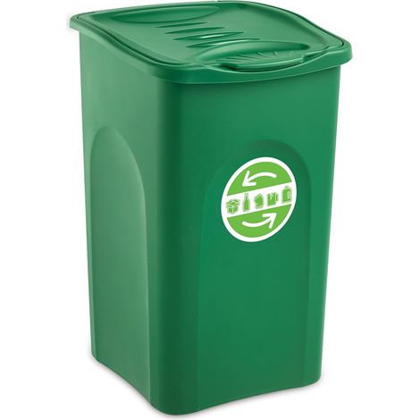 Begreen Poubelle Vert 50 L (1/4)