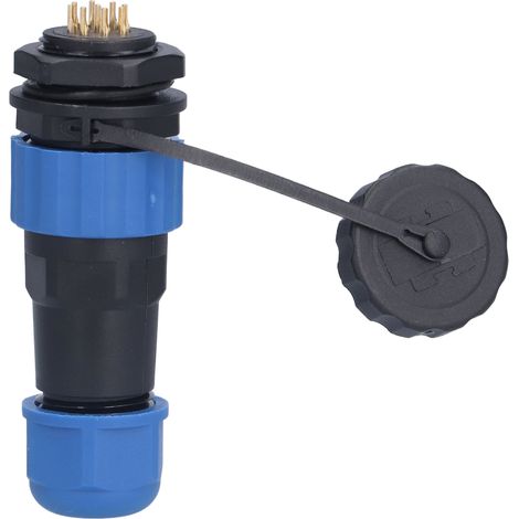 Connecteur Aviation IP68 Étanche, Prise Mâle/Femelle à Écrou Arrière, Borne de Jonction 250V 5A SP209 Broches (1/5)
