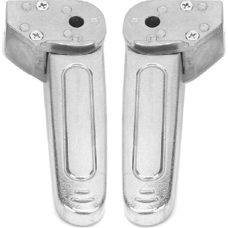 2 pièces repose-pieds pédale automatique rétractable en alliage d'aluminium repose-pieds pièces de moto universelles (1/5)