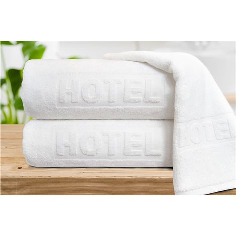 Hotelhandtuch 70x140 Baden weiß Frottee 500g/m2 Greno