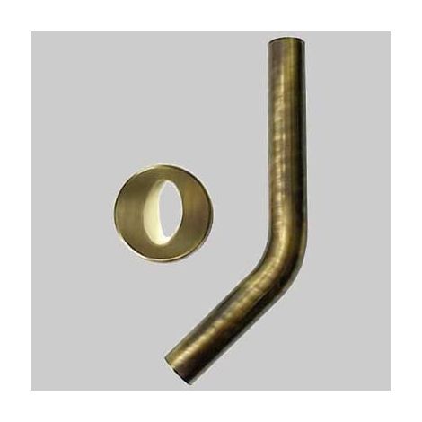 TUBO A 45  ° PER CASSETTA ALTA BRONZATO   EE  30     MADE IN ITALY