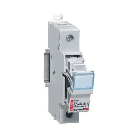 Legrand – Coupe-circuit sectionneur unipolaire pour cartouche cylindrique type aM ou gG 10x38mm 500V – Protection circuits électriques – Installation rail DIN