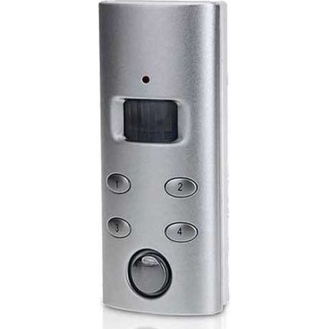 Détecteur de mouvement autonome avec sirène 118 dB – Panneau solaire – Portée 8 m – Angle 120° horizontal – Installation facile – Securitegooddeal (1/4)