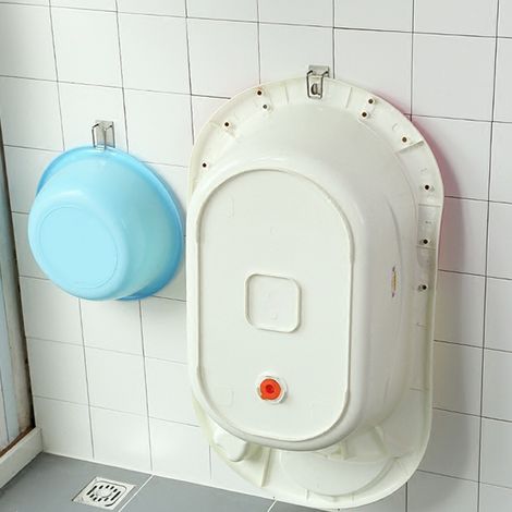 Crochet de rangement mural pour salle de bain, support pour lavabo, organisateur de rangement (1/5)