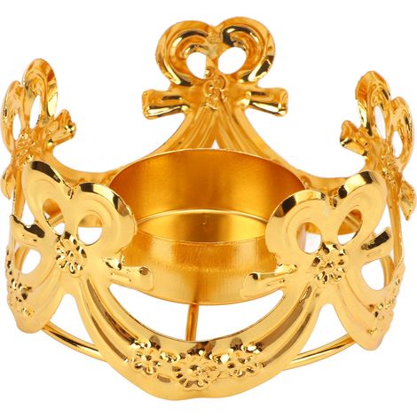 Porte-bougies chauffe-plat en fer creux, traitement antirouille par électroplacage, pour mariages et fêtes. (1/5)