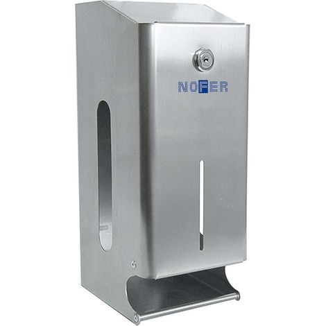 Sapho - Spender für 2 Rollen Toilettenpapier, Edelstahl 05101.B (1/2)