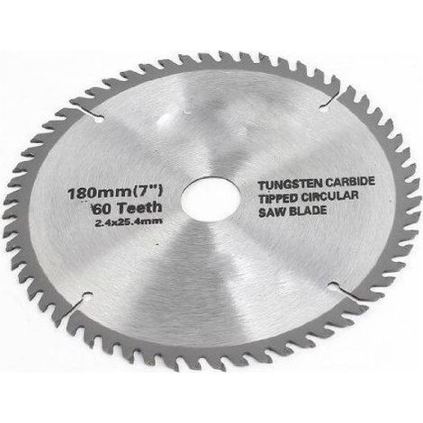 Lame De Scie Circulaire Pour Scie A Bois 180 Mm 7 Pouces 60t